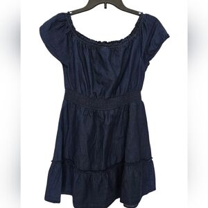 Rosie Harlow Jean Denim Mini Dress Size Medium